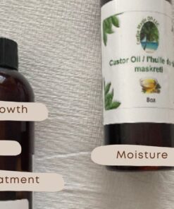 Black Castor Oil and Vanilla Scalp Treatment Body oil Hair Stimulator 8oz