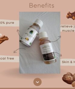 Castor Oil Infused with Cinnamon, Nutmeg, Cloves Oil Treatment Body Oil Scalp Treatment 2.5oz