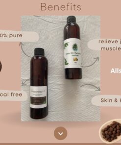 Black Castor Oil and Allspice Hair stimulation Moisturizer Oil treatment 8oz